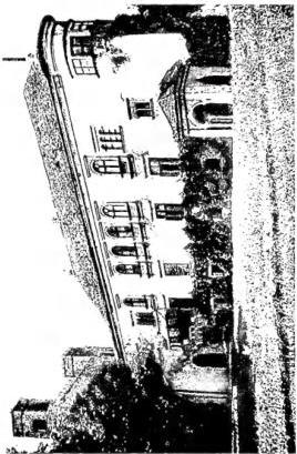 Above left: HOUSE OF THE PIARISTS in Budapest. Above right: GARDEN FACADE of the Castle of Sâmuputak, the so-called Perényi wing (ca. 1530). At centre left the Old Tower. Below left: CITY OF FIVE CHURCHES stormed by the prince of Baden (Oct. 1686). Engraving after a drawing by G. De Rossi - Milan, Biblioteca Ambrosiana.