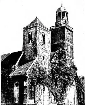 Above left: CHURCH OF S. NICOLA begun in the 12th cent., remodelled in the 15th cent. Above right: CHURCH OF S. MARIA. The Romanesque cloister (12th cent.) after the restoration of 1903. Below: VIEW OF OLDENZAAL.