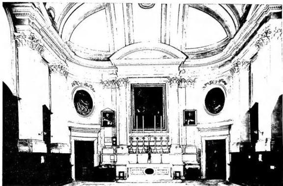 Above: SACRISTY OF THE CHURCH OF S. AGOSTINO - Rome.