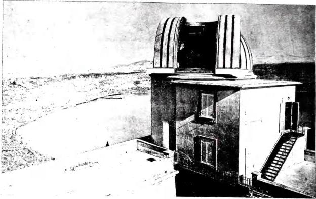Above: VATICAN OBSERVATORY in its current seat on the Pontifical Palace of Castel Gandolfo. Below left: TOWER OF LEO IV, former seat of the Vatican Observatory, currently included in the building complex of Vatican Radio. Below right: INTERIOR OF THE ROTATING DOME of the Vatican Observatory in its current seat on the Pontifical Palace of Castel Gandolfo.