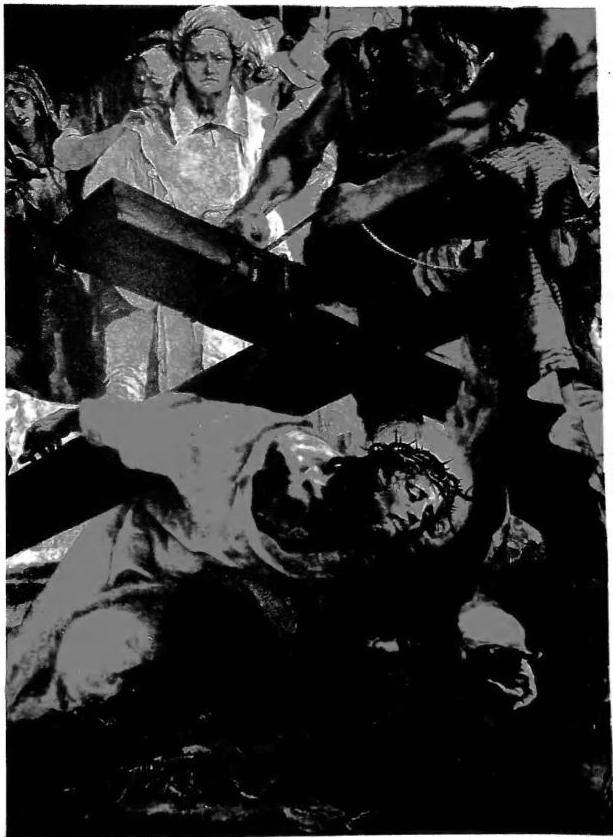 FALL OF CHRIST. Detail of the Ascent to Calvary